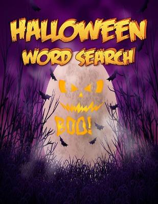 Book cover for Halloween Word Search Book