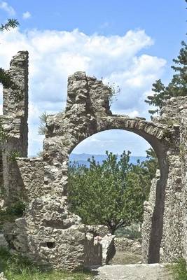 Book cover for Ancient Archway in Mystras Greece Journal