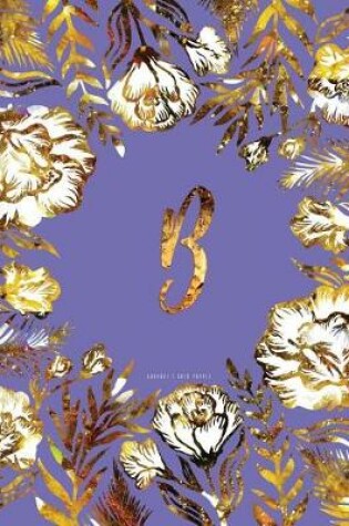 Cover of B Journal - Gold Purple