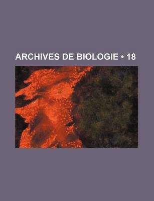 Book cover for Archives de Biologie (18)