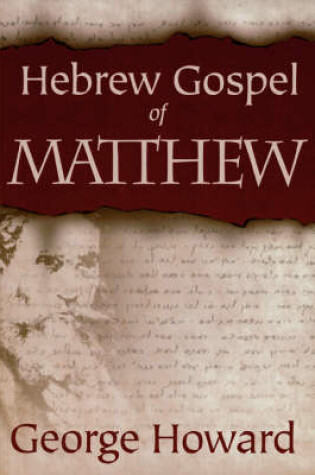 Cover of The Hebrew Gospel of Matthew