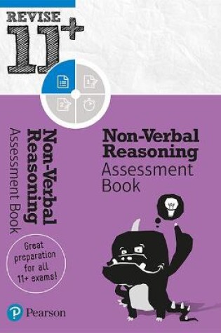 Cover of Pearson REVISE 11+ Non-Verbal Reasoning Assessment Book for the 2023 and 2024 exams