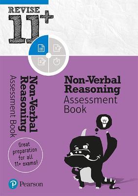 Cover of Pearson REVISE 11+ Non-Verbal Reasoning Assessment Book for the 2023 and 2024 exams