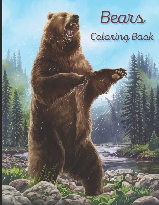 Book cover for Bears Coloring Book