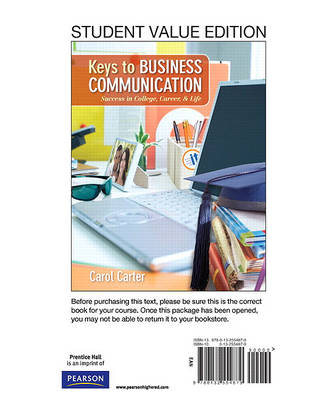 Book cover for Keys to Business Communication, Student Value Edition