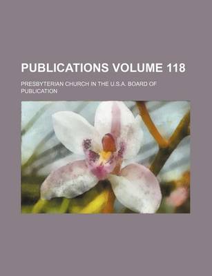 Book cover for Publications Volume 118