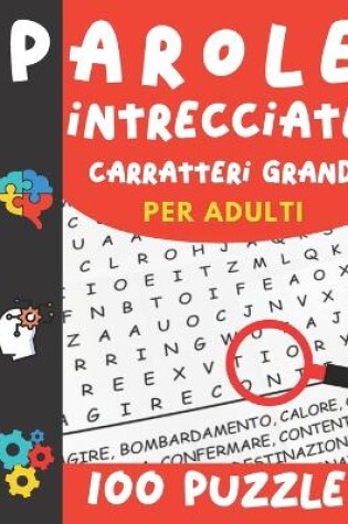 Cover of Parole Intrecciate Caratteri Grandi