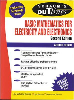 Book cover for Schaum's Outline of Basic Mathematics for Electricity and Electronics