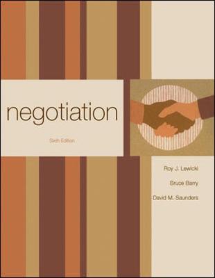 Book cover for Negotiation