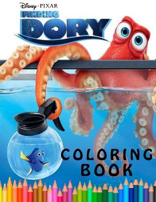 Book cover for Disney Pixar Finding Dory Coloring & Activity Book.