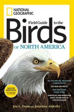 Cover of National Geographic Field Guide to the Birds of North America 6th Edition