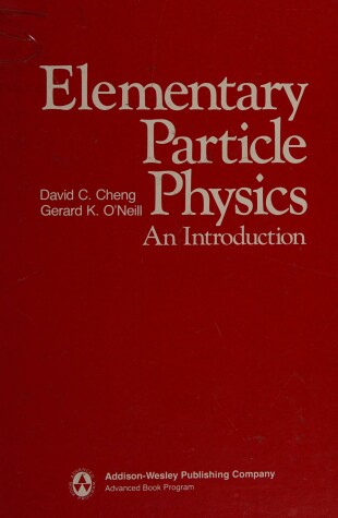 Book cover for Elementary Particle Physics