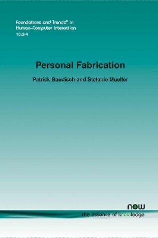 Cover of Personal Fabrication