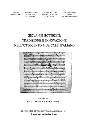 Book cover for Giovanni Bottesini - Tradizione e Innovazione Nell'ottocento Musicale Italiano