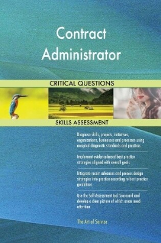 Cover of Contract Administrator Critical Questions Skills Assessment