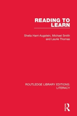Cover of Reading to Learn