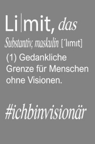 Cover of Notizbuch eines Visionars