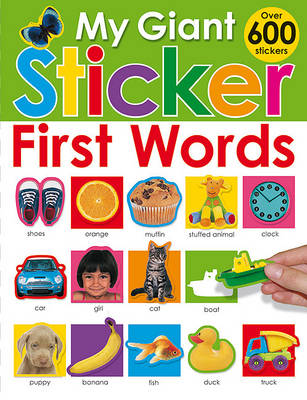 Book cover for My Giant Sticker First Words (W/O CD)