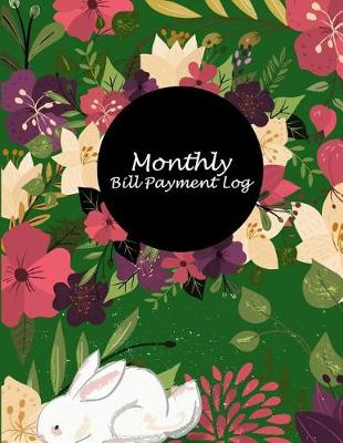 Book cover for Monthly Bill Payment Log