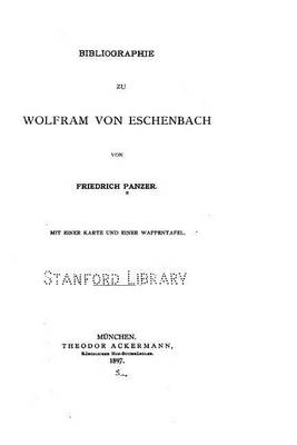 Book cover for Bibliographie zu Wolfram von Eschenbach