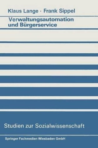 Cover of Verwaltungsautomation Und Burgerservice