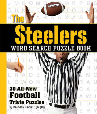 Book cover for The Steelers Word Search Puzzle Book