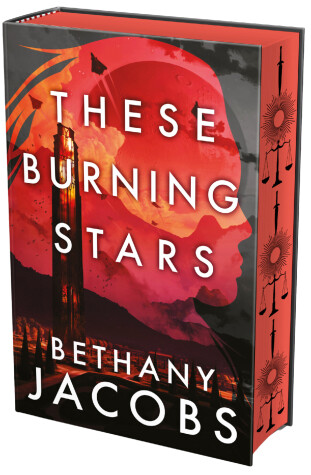 Book cover for These Burning Stars