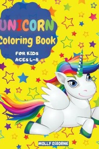 Cover of Unicorn Coloring Book For Kids