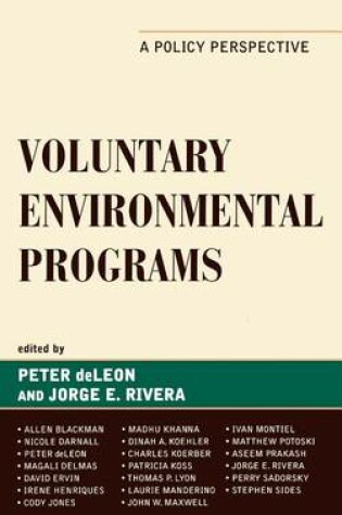 Cover of Voluntary Environmental Programs