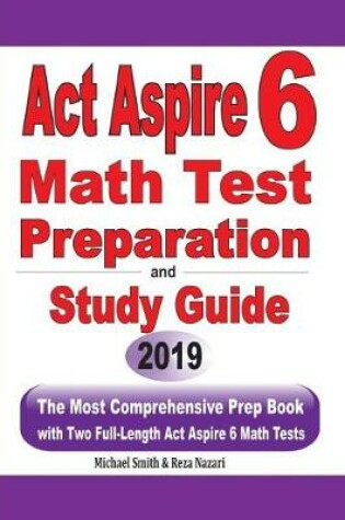 Cover of ACT Aspire 6 Math Test Preparation and Study Guide