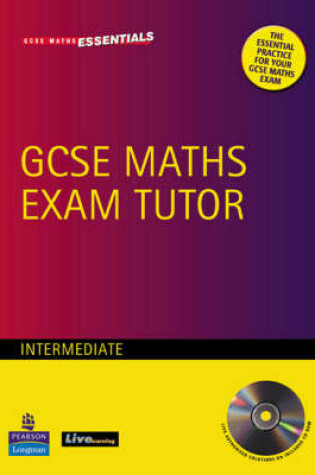 Cover of GCSE Maths Exam Tutor Intermediate Book and CD-ROM