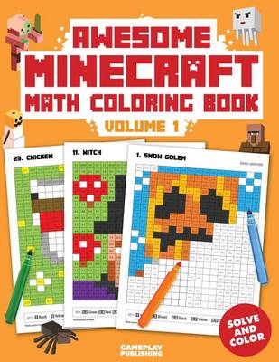 Book cover for Awesome Math Coloring Book