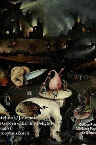 Cover of Notebook/Journal - The Garden of Earthly Delights (Detail #1) - Hieronymus Bosch