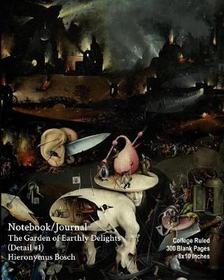 Book cover for Notebook/Journal - The Garden of Earthly Delights (Detail #1) - Hieronymus Bosch