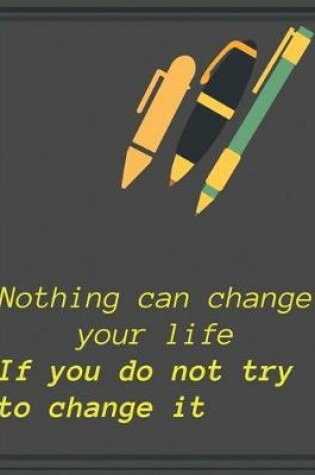 Cover of Nothing can change your life If you do not try to change it