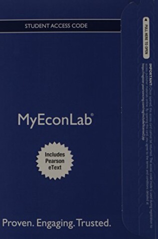 Cover of NEW MyLab Economics with Pearson eText -- Access Card -- for Macroeconomics