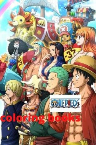 Cover of one piece coloring book