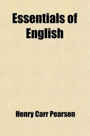 Cover of Essentials of English; Higher Grades