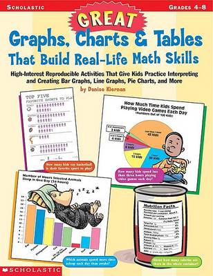 Book cover for Great Graphs, Charts & Tables That Build Real-Life Math Skills