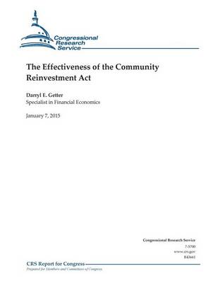Cover of The Effectiveness of the Community Reinvestment Act