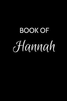 Book cover for Book of Hannah