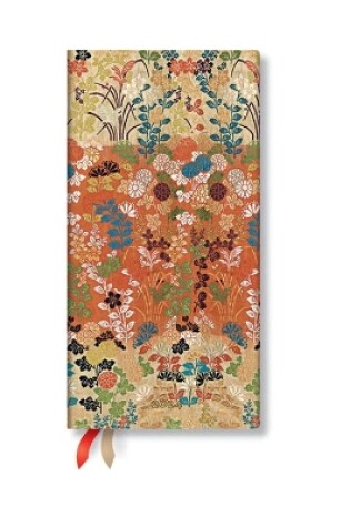 Cover of Kara-ori (Japanese Kimono) Slim 12-month Dayplanner 2024