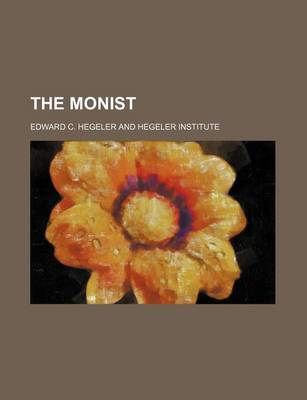 Book cover for The Monist (Volume 29)