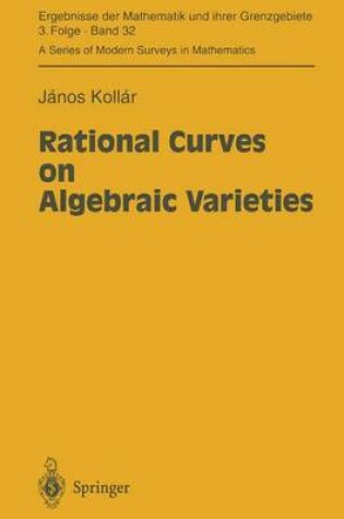 Cover of Rational Curves on Algebraic Varieties