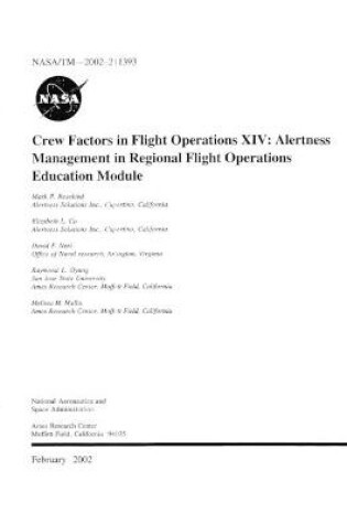 Cover of Crew Factors in Flight Operations XIV