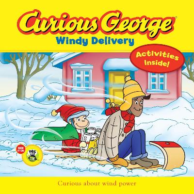 Book cover for Curious George Windy Delivery