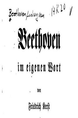 Book cover for Beethoven Im Eigenen Wort