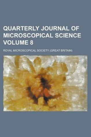 Cover of Quarterly Journal of Microscopical Science (Index V.1-New. Ser.