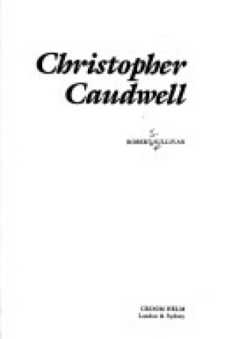 Cover of Christopher Caudwell