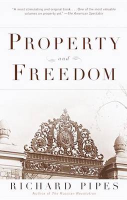 Book cover for Property and Freedom